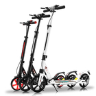 PU Adjustable Freestyle Kick Scooters 20.32cm Adult Trick Scooter