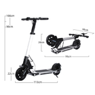 8ah Electric Scooter Lights CPSC Light Electric Scooter For Adults