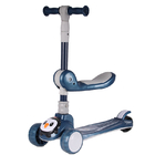 ODM Adjustable Folding Kids Three Wheel Kick Scooter With Seat
